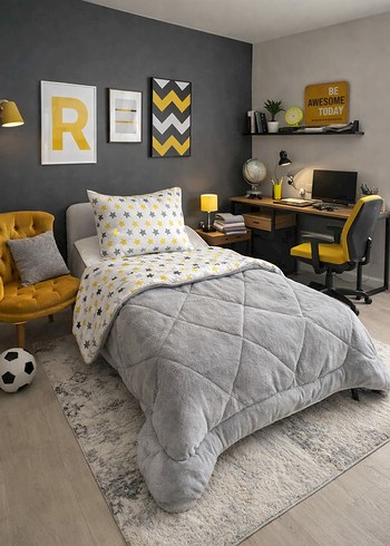 Tek kişilik Welsoft uyku seti 
 1450.Dört parça - Görsel 5