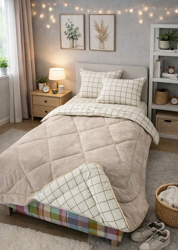 Tek kişilik Welsoft uyku seti 
 1450.Dört parça - Görsel 8