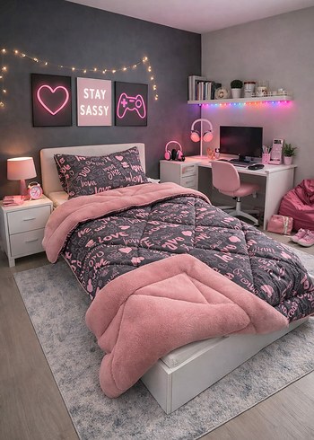 Tek kişilik Welsoft uyku seti 
 1450.Dört parça - Görsel 3