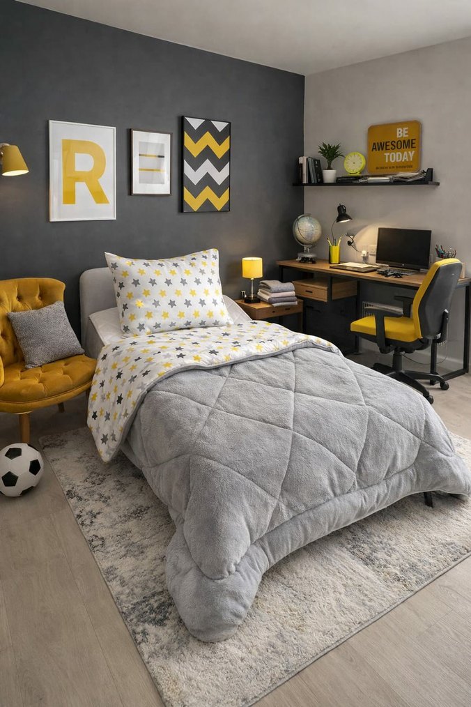 Tek kişilik Welsoft uyku seti 
 1450.Dört parça - Görsel 5