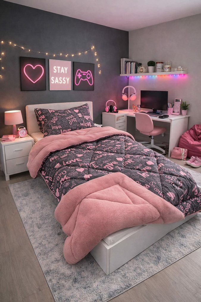 Tek kişilik Welsoft uyku seti 
 1450.Dört parça - Görsel 3