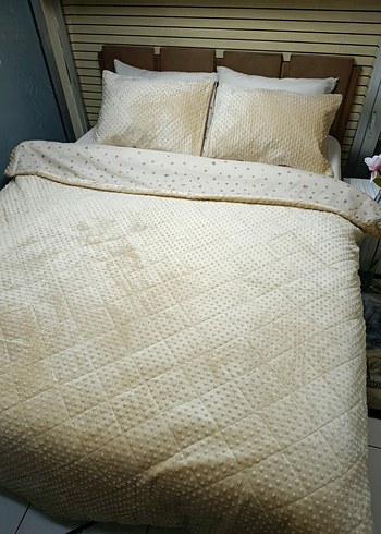 Kadife Yatak örtüsü nevresim çok amaçlı.fiyat 1650 - Görsel 4