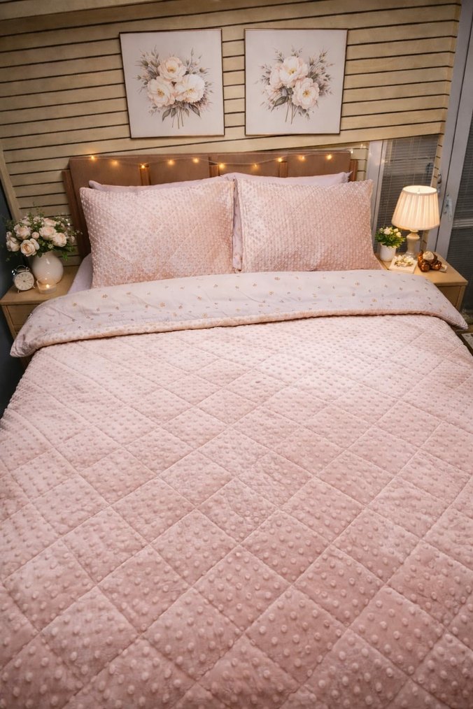 Kadife Yatak örtüsü nevresim çok amaçlı.fiyat 1650 - Görsel 2