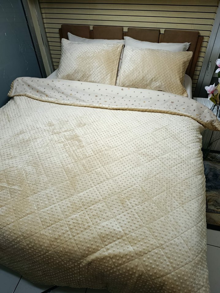 Kadife Yatak örtüsü nevresim çok amaçlı.fiyat 1650 - Görsel 4