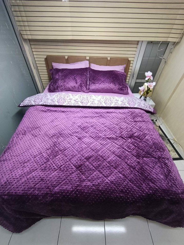 Kadife Yatak örtüsü nevresim çok amaçlı.fiyat 1650 - Görsel 5