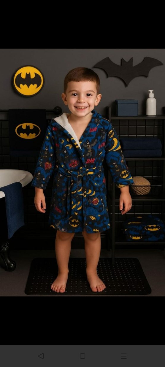 Çocuklar için Renkli Baskılı Bornoz.fiyat 750 - Görsel 4