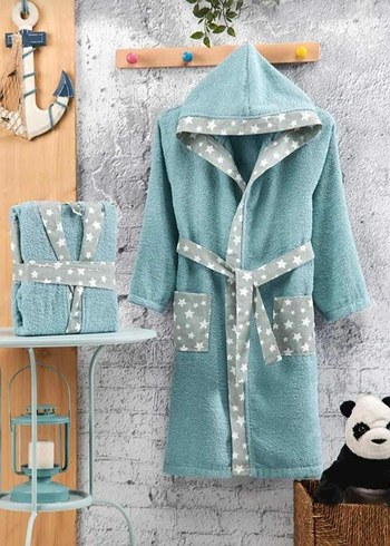 7 ile 14 yaş arası  MEVCUTTUR bornoz  yüzde yüz pamuklu 750 tl - Görsel 5