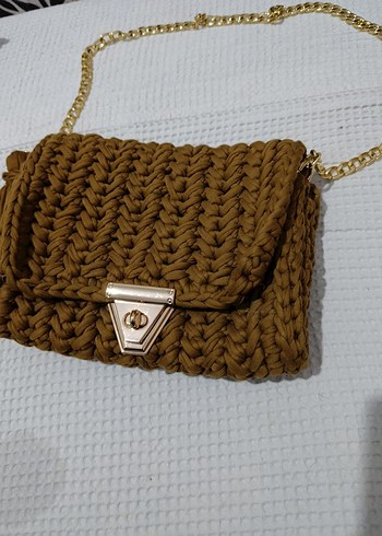 Örgü Bohem Kadın Çanta - Görsel 2