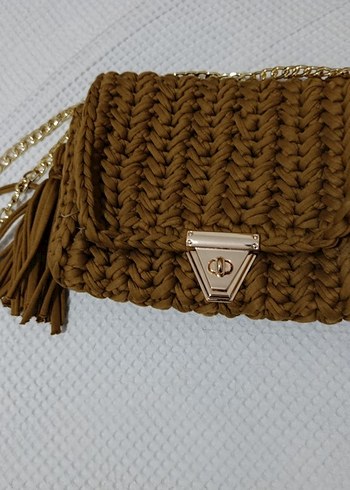 Örgü Bohem Kadın Çanta - Görsel 3