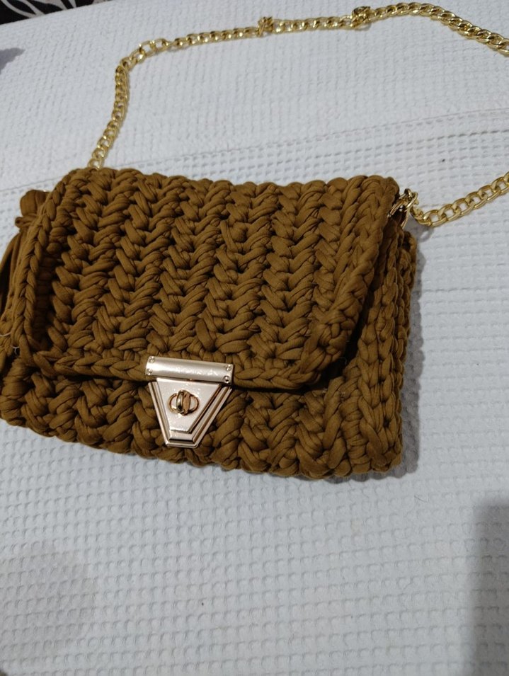 Örgü Bohem Kadın Çanta - Görsel 2