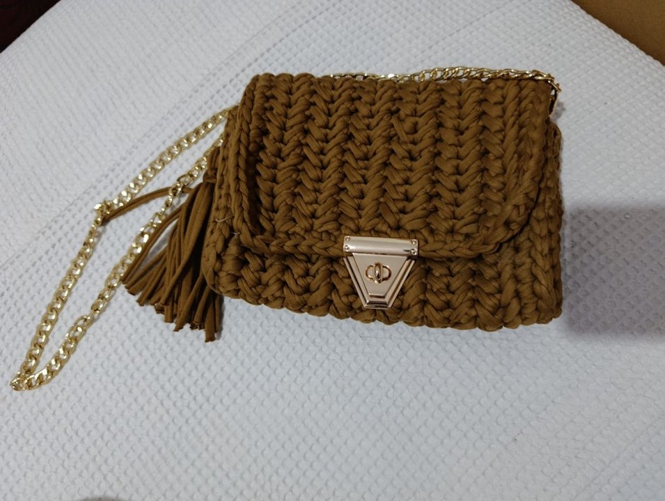 Örgü Bohem Kadın Çanta - Görsel 3