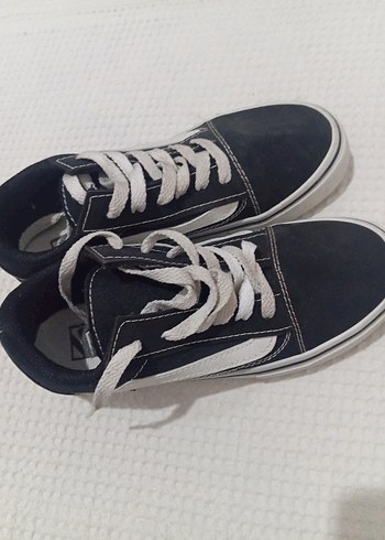 Siyah Gri Bağcıklı Kadın Sneakers - Görsel 2