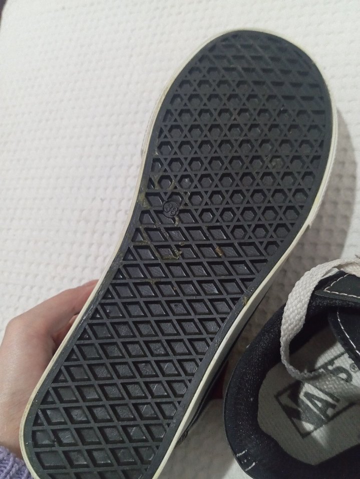 Siyah Gri Bağcıklı Kadın Sneakers - Görsel 3