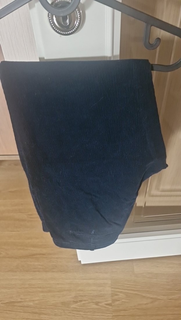 LC Waikiki Lacivert Kadife Pantolon - Görsel 4