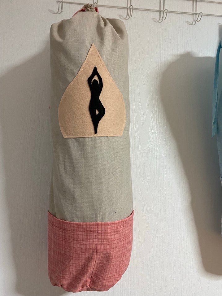 Desenli Çok Renkli Yoga Mat  Çantası - Görsel 3