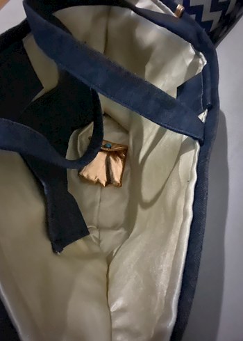 Kadın Lacivert Kot Çanta Kemer Detaylı - Görsel 9