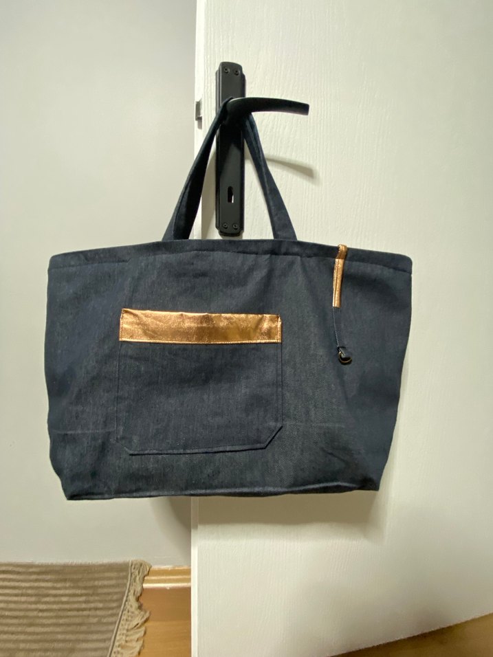 Jean  Kadın Omuz Çantası - Görsel 2