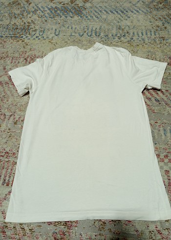 Beyaz Adidas Baskılı Kısa Kollu Tişört - Görsel 4