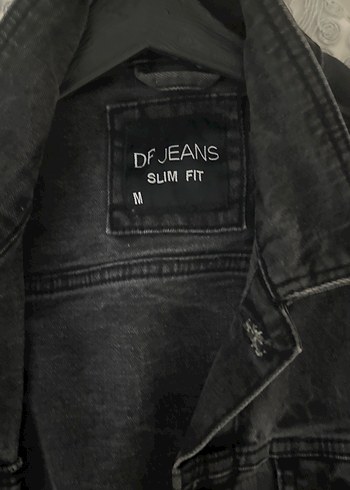 Siyah Düğmeli Erkek Kot Ceket - Görsel 2