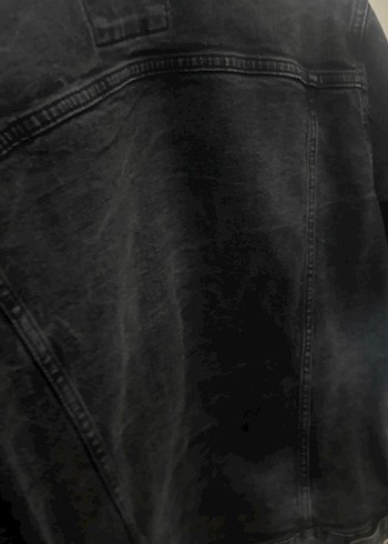 Siyah Düğmeli Erkek Kot Ceket - Görsel 4