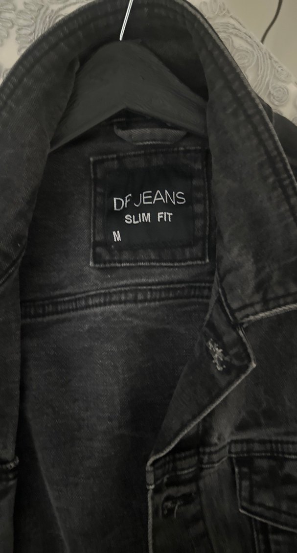 Siyah Düğmeli Erkek Kot Ceket - Görsel 2