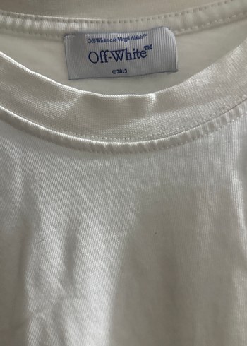 Off White Baskılı Beyaz Erkek Tişört - Görsel 3