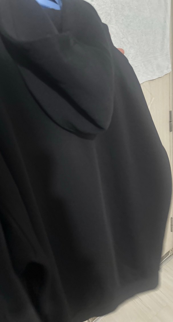 Zincir Detaylı Siyah Kapüşonlu Sweatshirt - Görsel 2