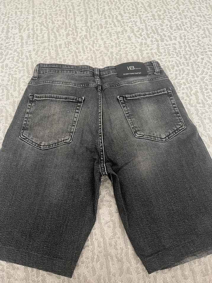 İ8 marka erkek füme kot şort - Görsel 3