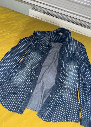 Düğmeli Uzun Kollu Denim Gömlek çocuk - Görsel 3