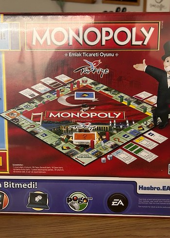 Monopoly Türkiye - Canlı Bordo Masa Oyunu - Görsel 2