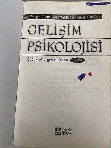  Gelişim psikolojisi