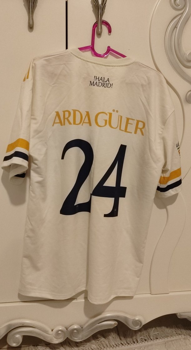 Beyaz Erkek Kısa Kollu Spor Tişört Arda Güler - Görsel 5