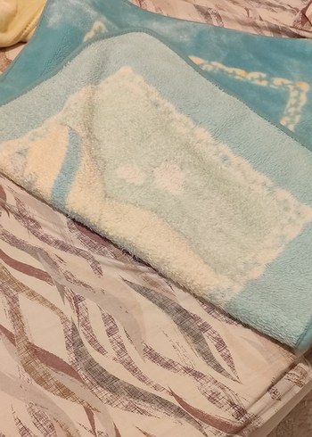 Turkuaz Baskılı Çocuk Battaniyesi - Görsel 4