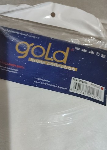 Beyaz Desenli Yatak Koruyucu - Görsel 4