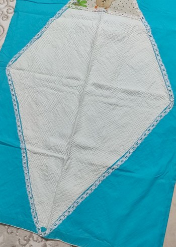 Nakışlı Mavi Çocuk Battaniyesi - Görsel 3