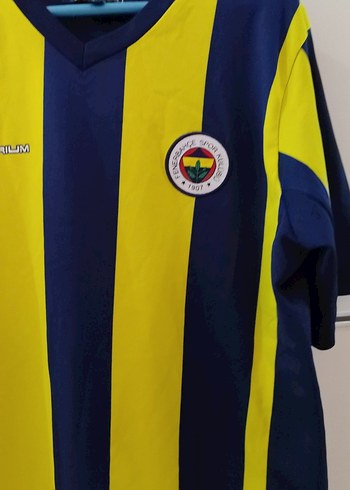 Sarı-Lacivert Çizgili Erkek çocuk Spor Tişörtü - Görsel 3