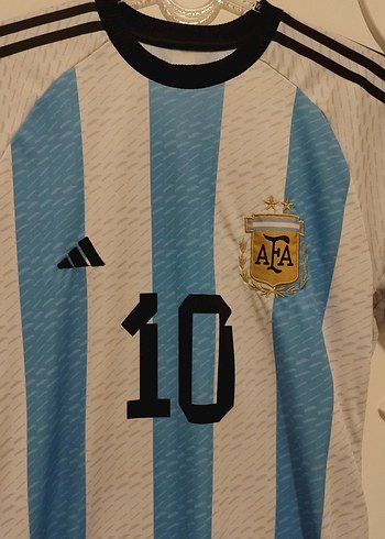 Erkek Kısa Kollu Baskılı Spor Forma Messi - Görsel 2