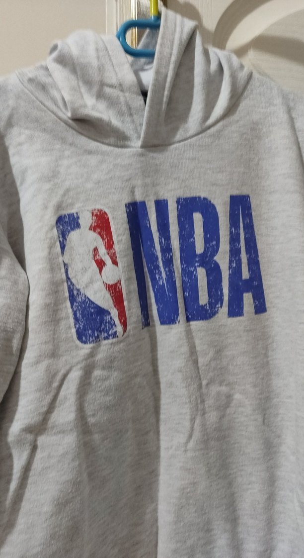 Gri Erkek Çocuk NBA Baskılı Sweatshirt - Görsel 3