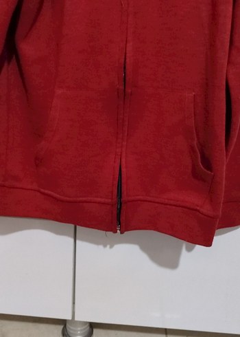 Kırmızı Kapüşonlu çocuk Sweatshirt - Görsel 3