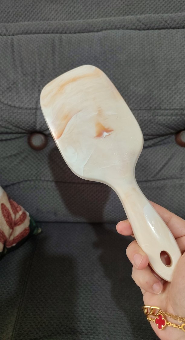 Masajlı Saç Fırçası Beyaz Saplı - Görsel 3