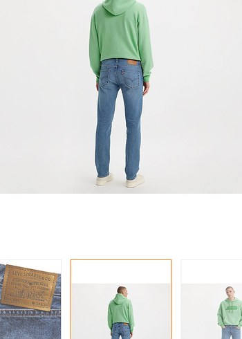 Levi's Erkek 511 Slim Jeans - Görsel 4