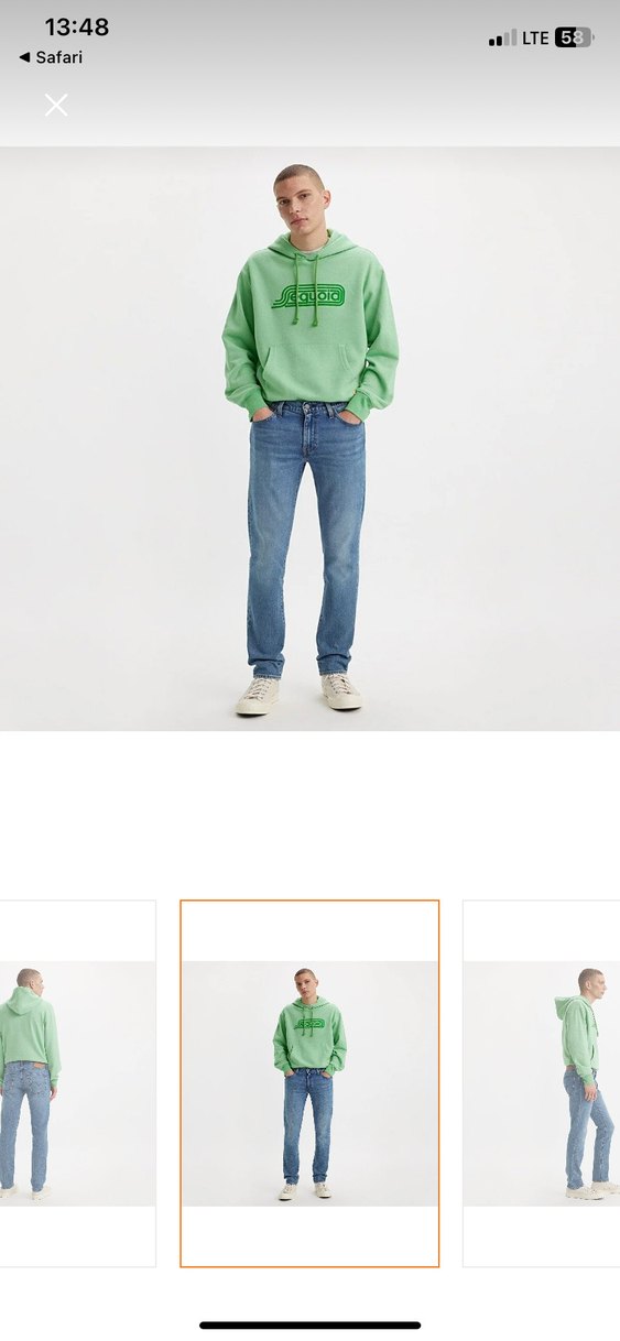 Levi's Erkek 511 Slim Jeans - Görsel 3