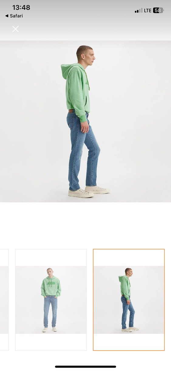 Levi's Erkek 511 Slim Jeans - Görsel 2