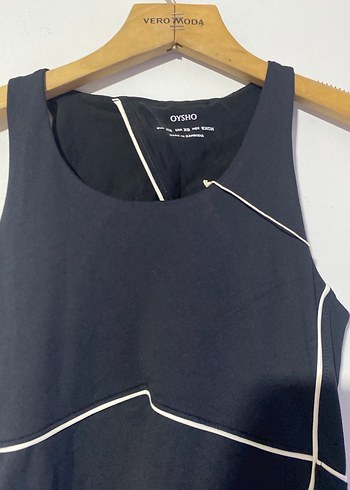 OYSHO Siyah İnce Askılı Kadın Tulum - Görsel 2