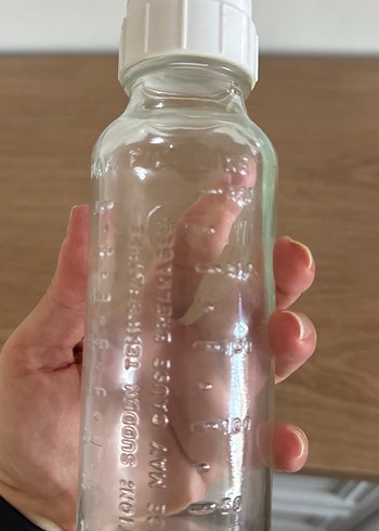 Bebek Biberonu Beyaz Kapaklı - Görsel 3