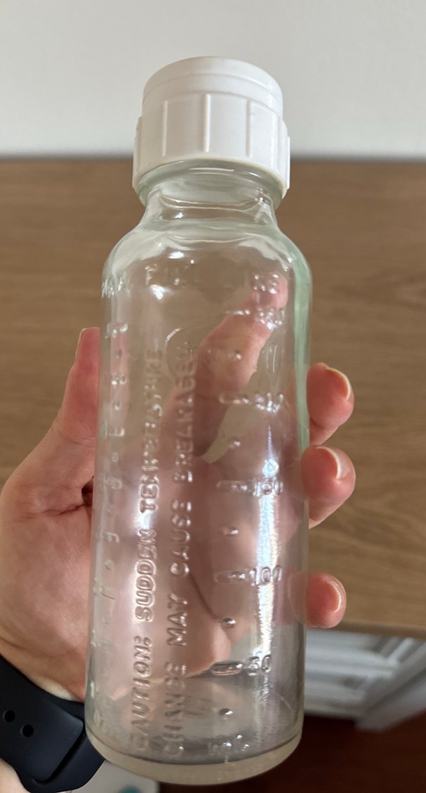 Bebek Biberonu Beyaz Kapaklı - Görsel 3