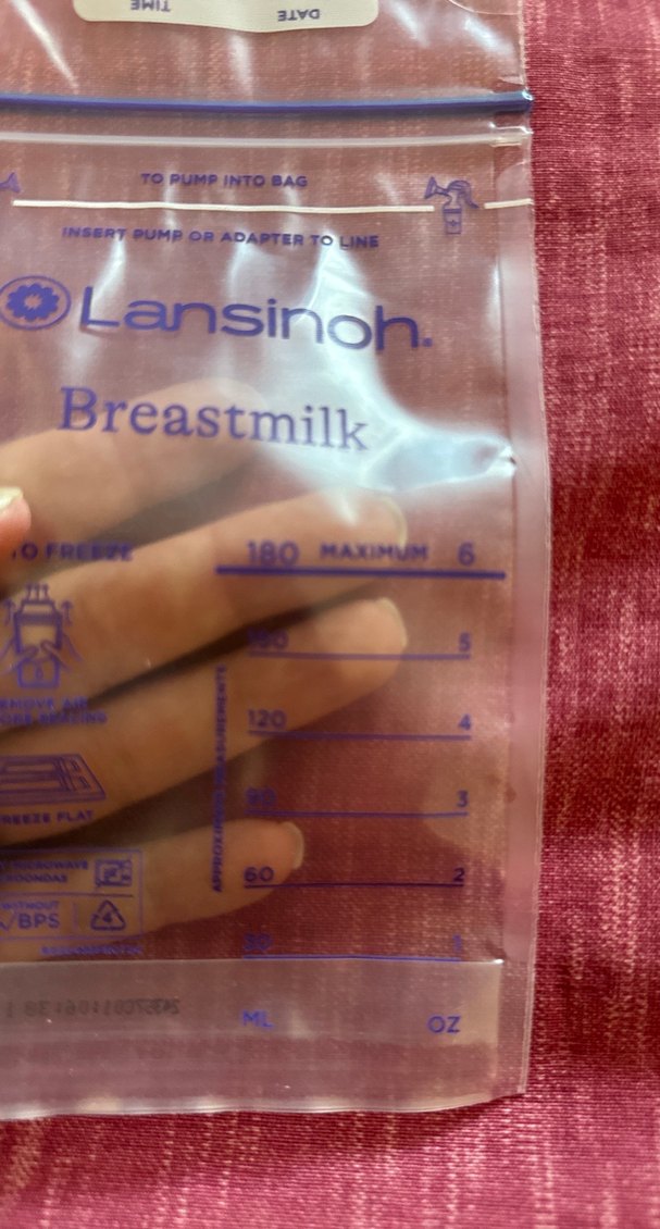 Bordo Lansinch Anne Sütü Saklama Poşetleri - Görsel 3