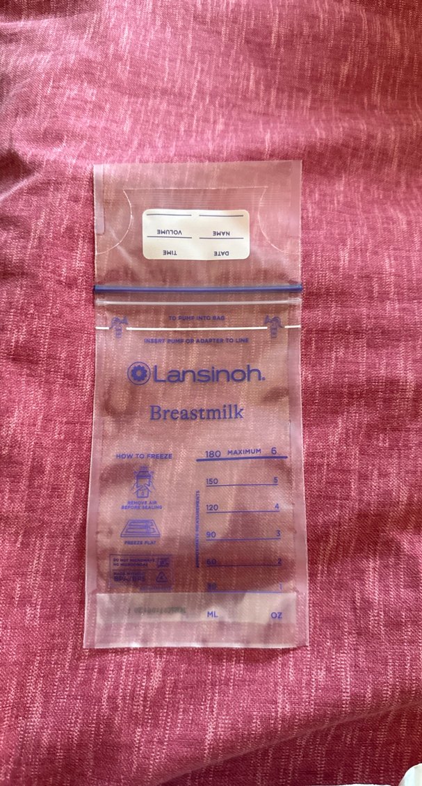 Bordo Lansinch Anne Sütü Saklama Poşetleri - Görsel 2