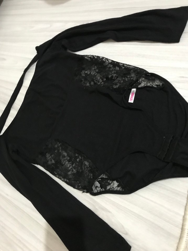 Siyah Dantelli Emzirme Korsesi - Görsel 2