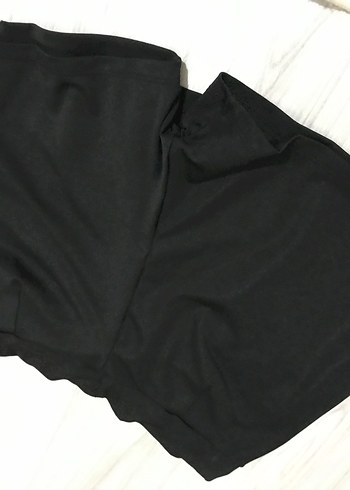 Siyah Pilili Midi Kadın Etek - Görsel 2